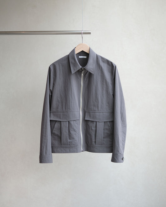 koto Zip Utility Shirt Jacket Grey (KOTO-SH002)