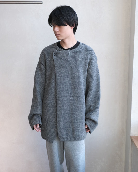 oira KNIT JACKET GREY (IFNJ01)