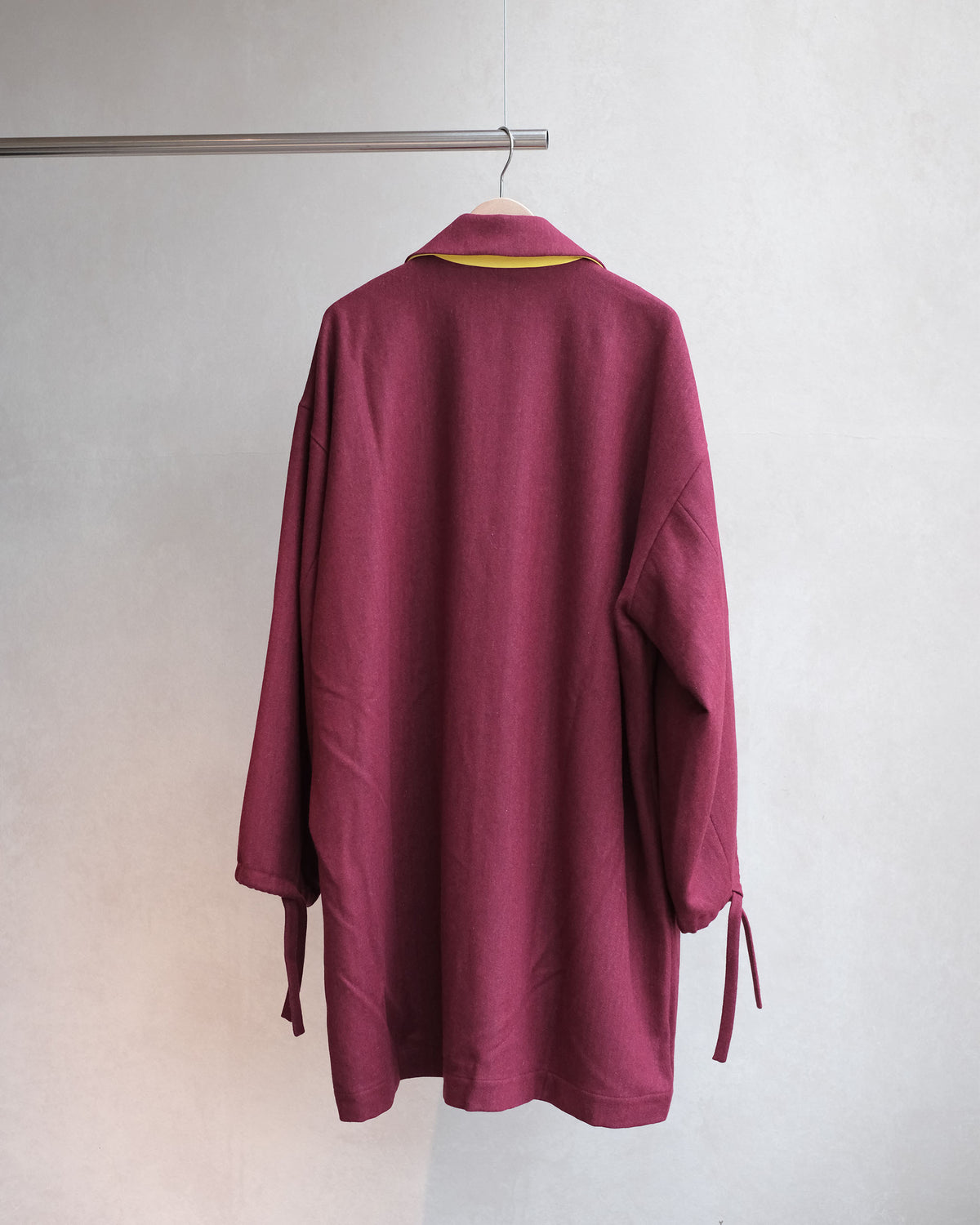 oira IF COAT RED / YELLOW LEATHER (IFC02)