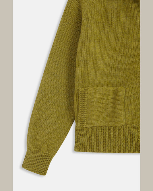CAMISAS MANOLO AVOCADO GREEN KNITTED JACKET ディテール 26024102