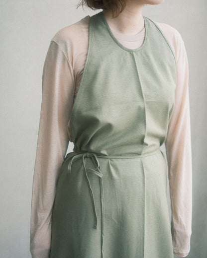 Baserange Apron Dress Luagreen (DRAP-WS-AW26)