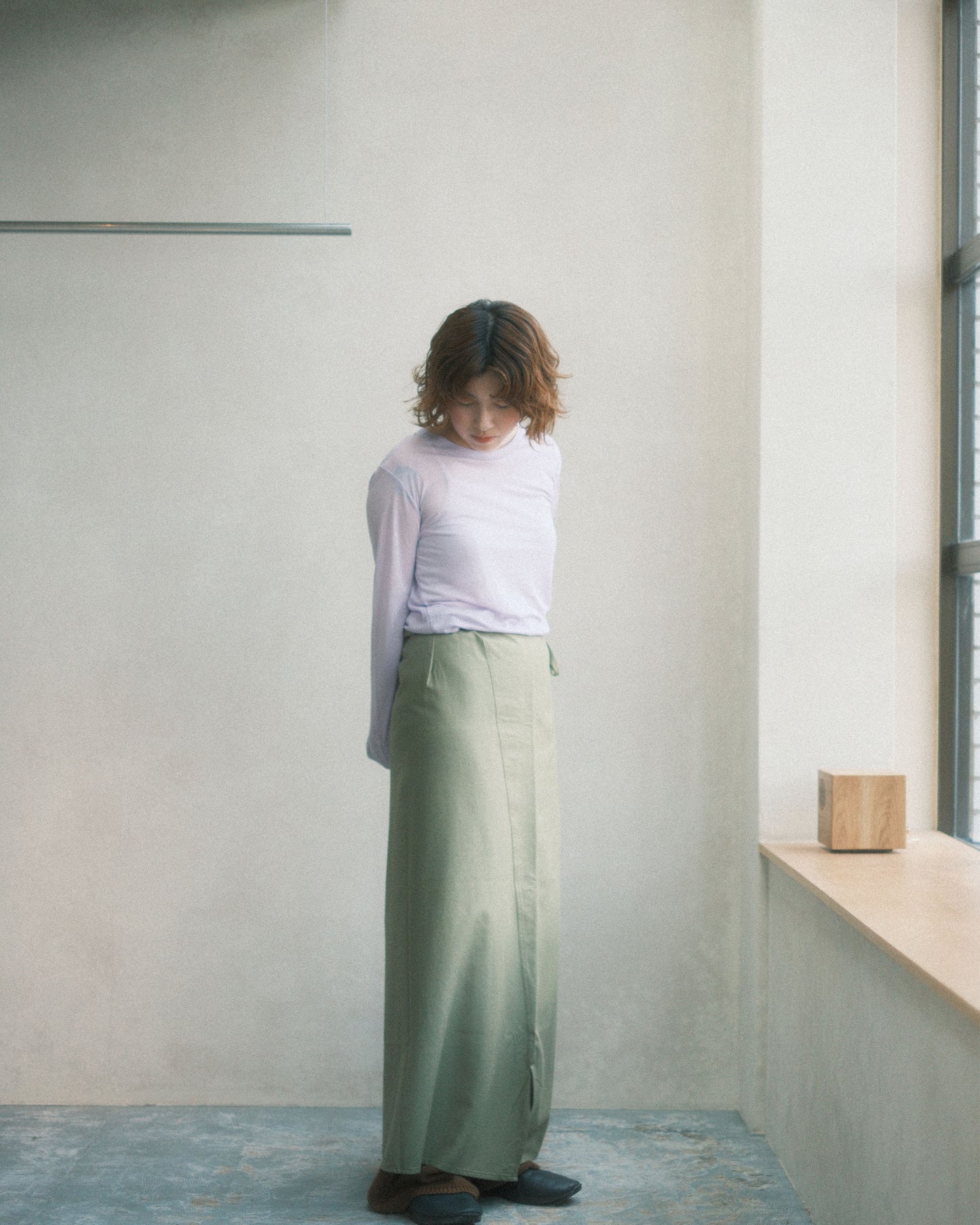 Baserange Venn Skirt Luagreen (SKVE-WS-AW26)