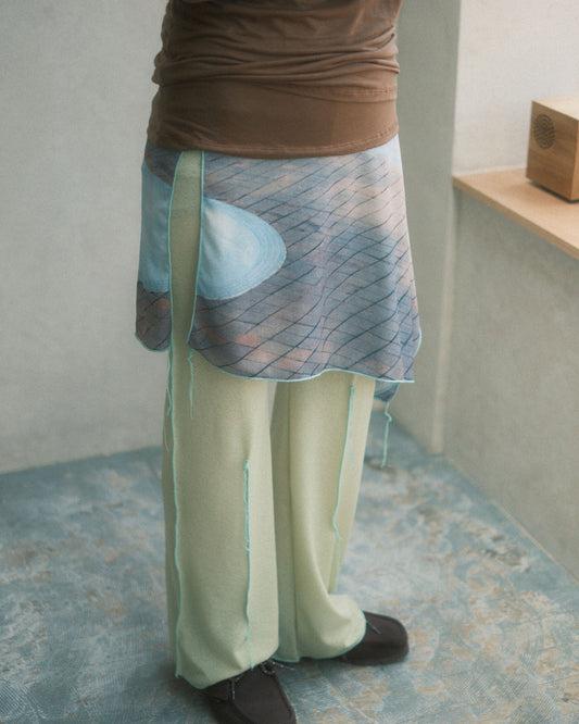 osakentaro Easy pants with skirt Multi (2604213)