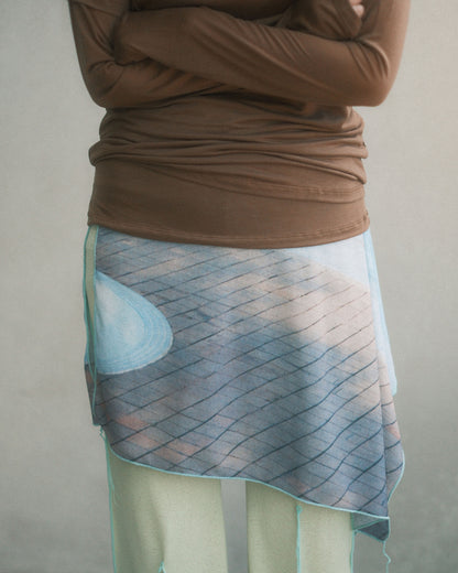 osakentaro Easy pants with skirt Multi (2604213)