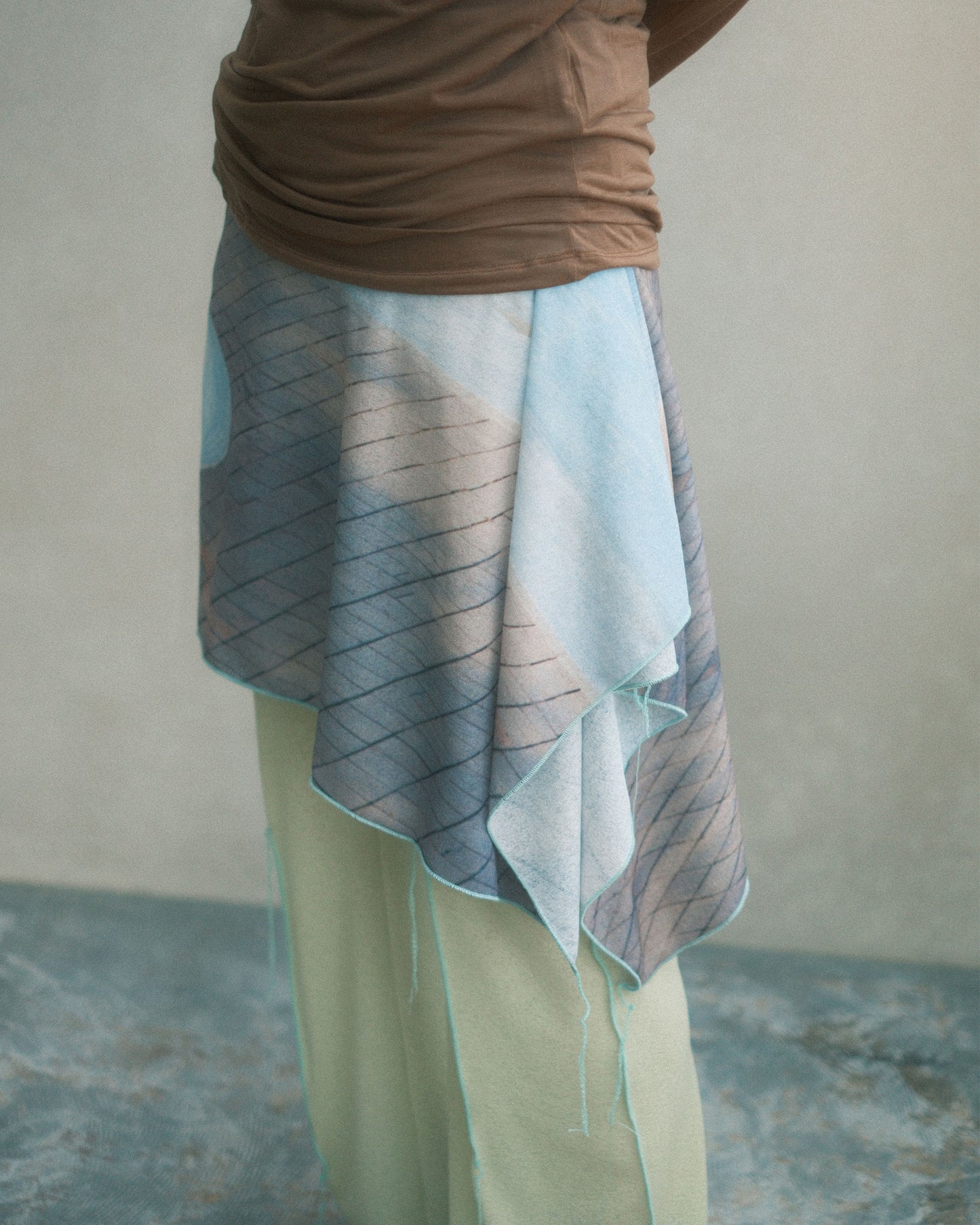osakentaro Easy pants with skirt Multi (2604213)