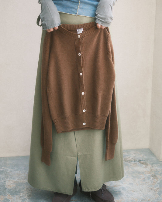 Baserange Tier Cardigan Nocciolabra (PUTC-CO-AW26)