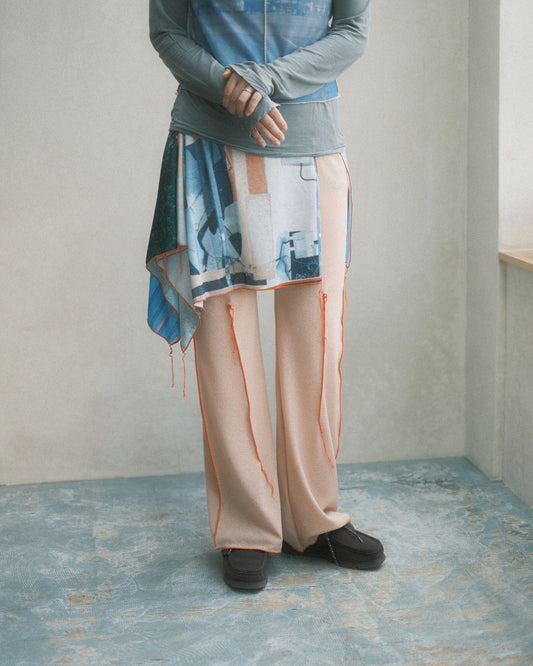 osakentaro Easy pants with skirt Multi (2603265)