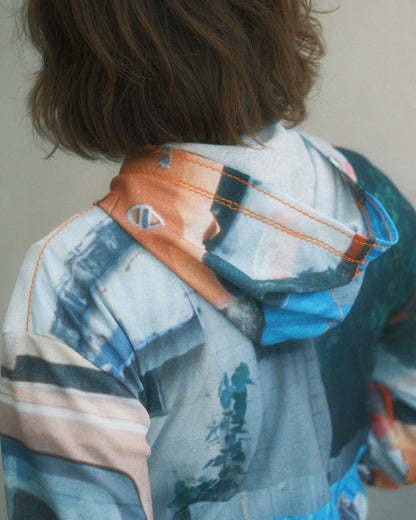 OSAKENTARO Printed Zip Hoodie Multi (2604199)