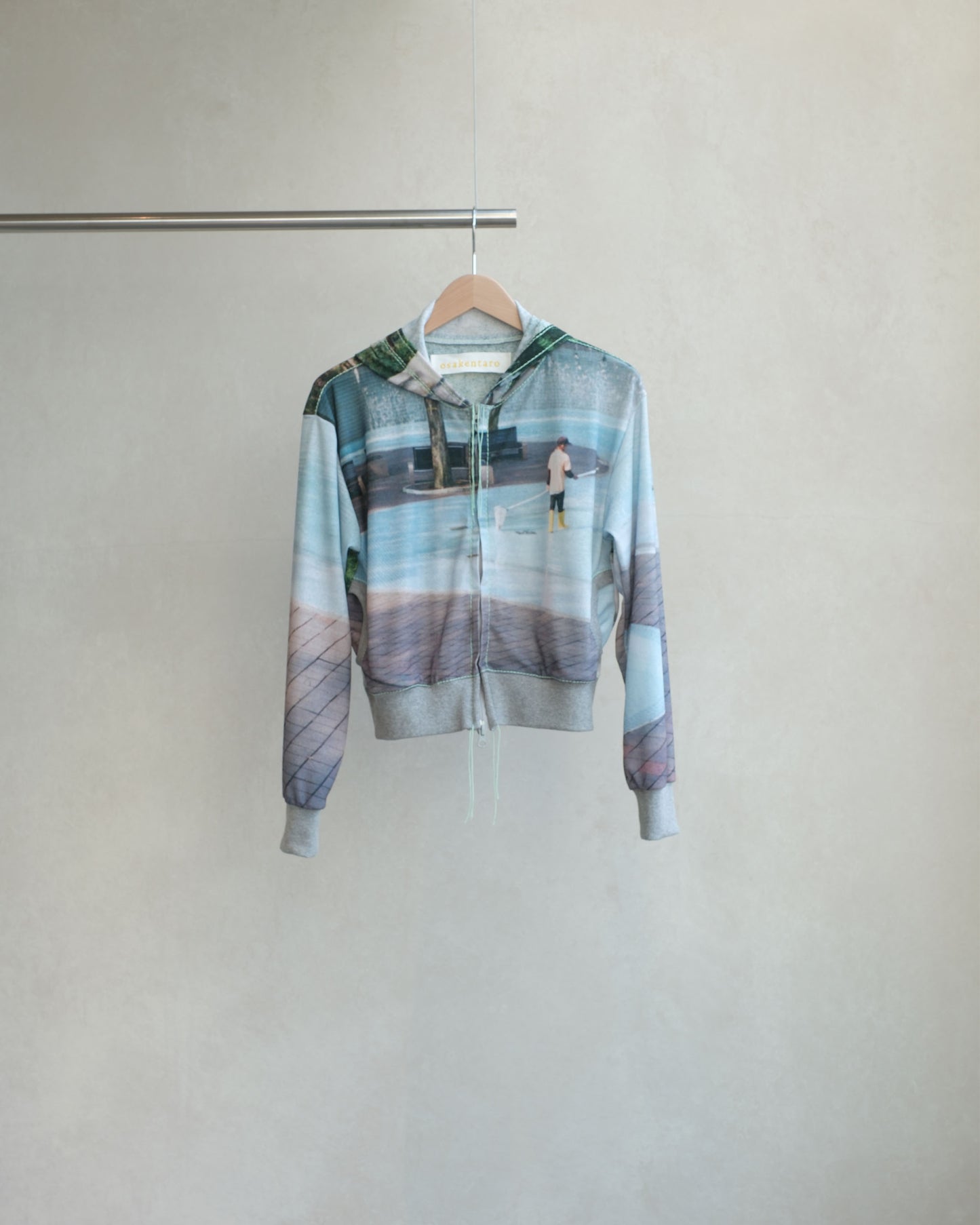 OSAKENTARO Printed Zip Hoodie Multi (2604204)