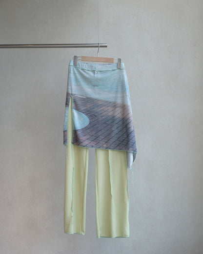 osakentaro Easy pants with skirt Multi (2604213)