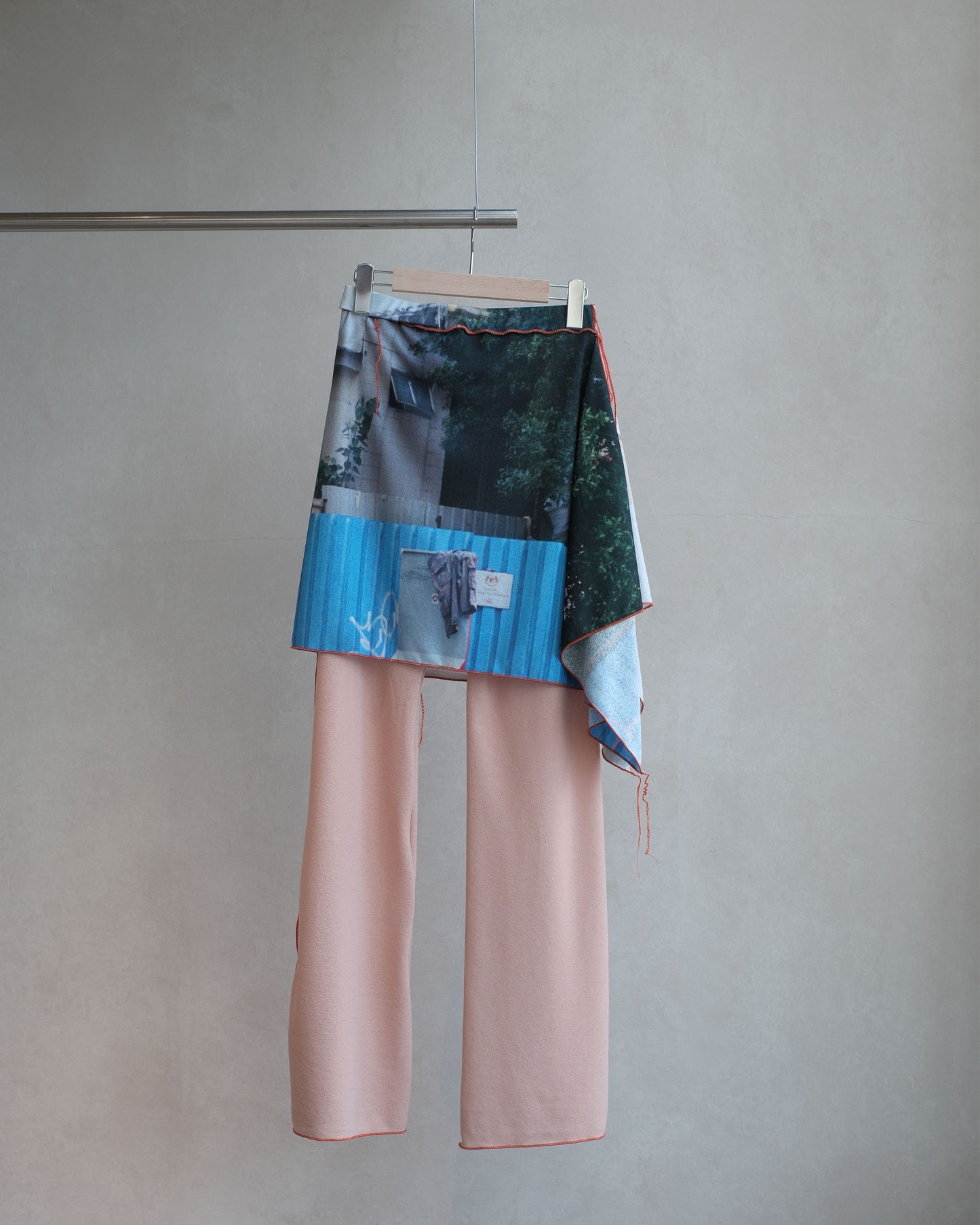 osakentaro Easy pants with skirt Multi (2603265)