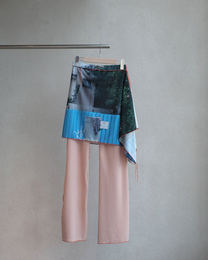 osakentaro Easy pants with skirt Multi (2603265)