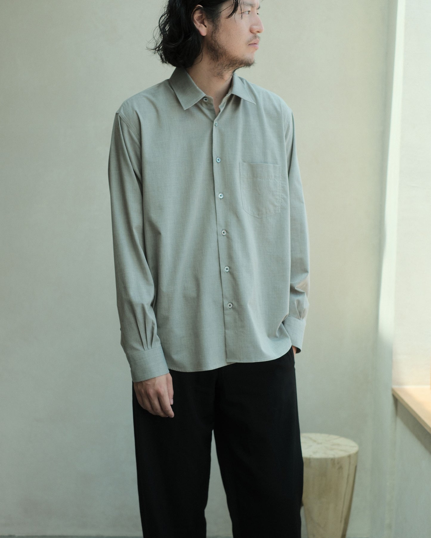 koto Thierry Shirt Light Grey (KOTO-SH001)
