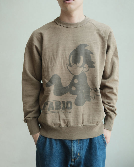 FAF fabio crew neck sweat Green (4341204-KT)