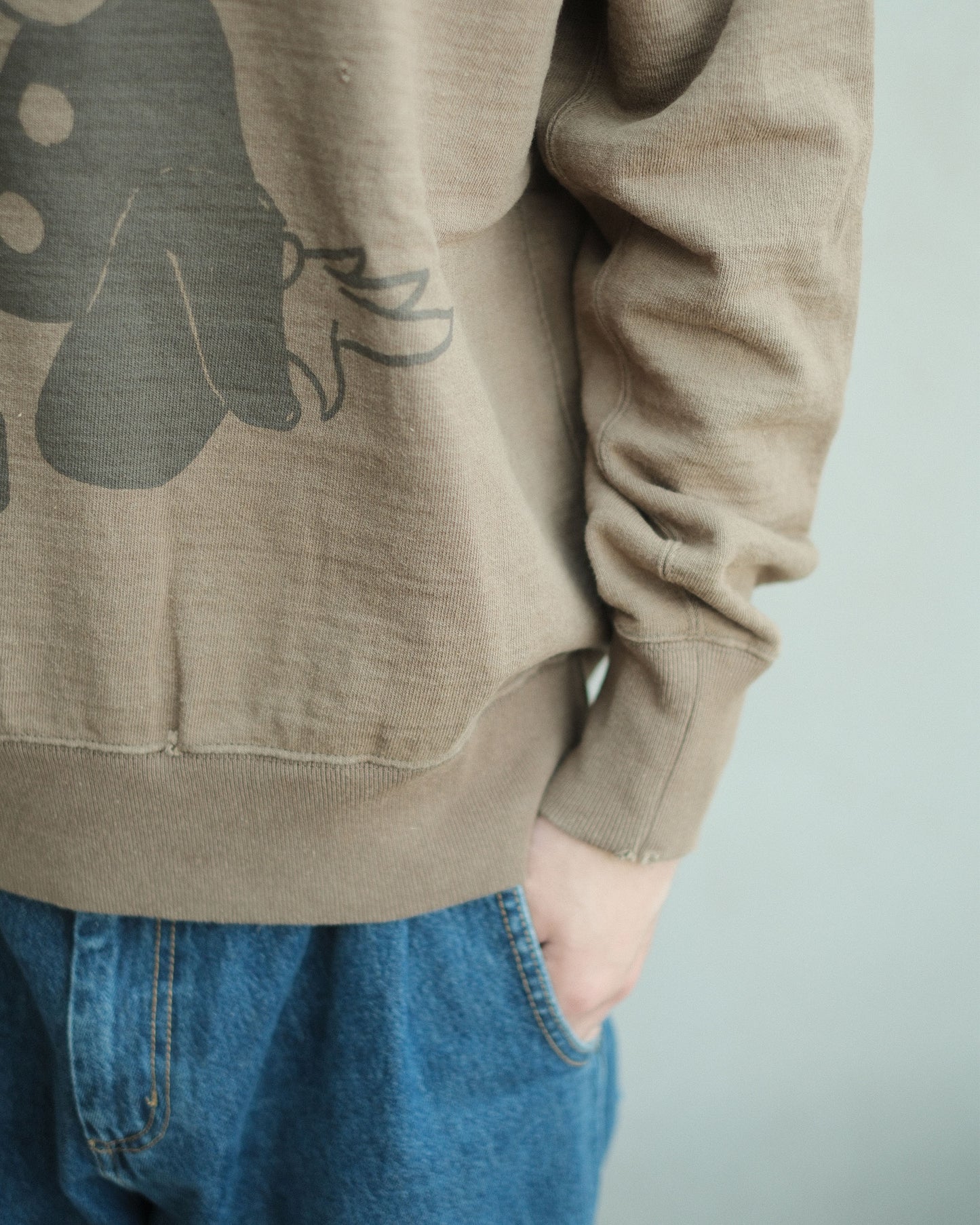 FAF fabio crew neck sweat Green (4341204-KT)
