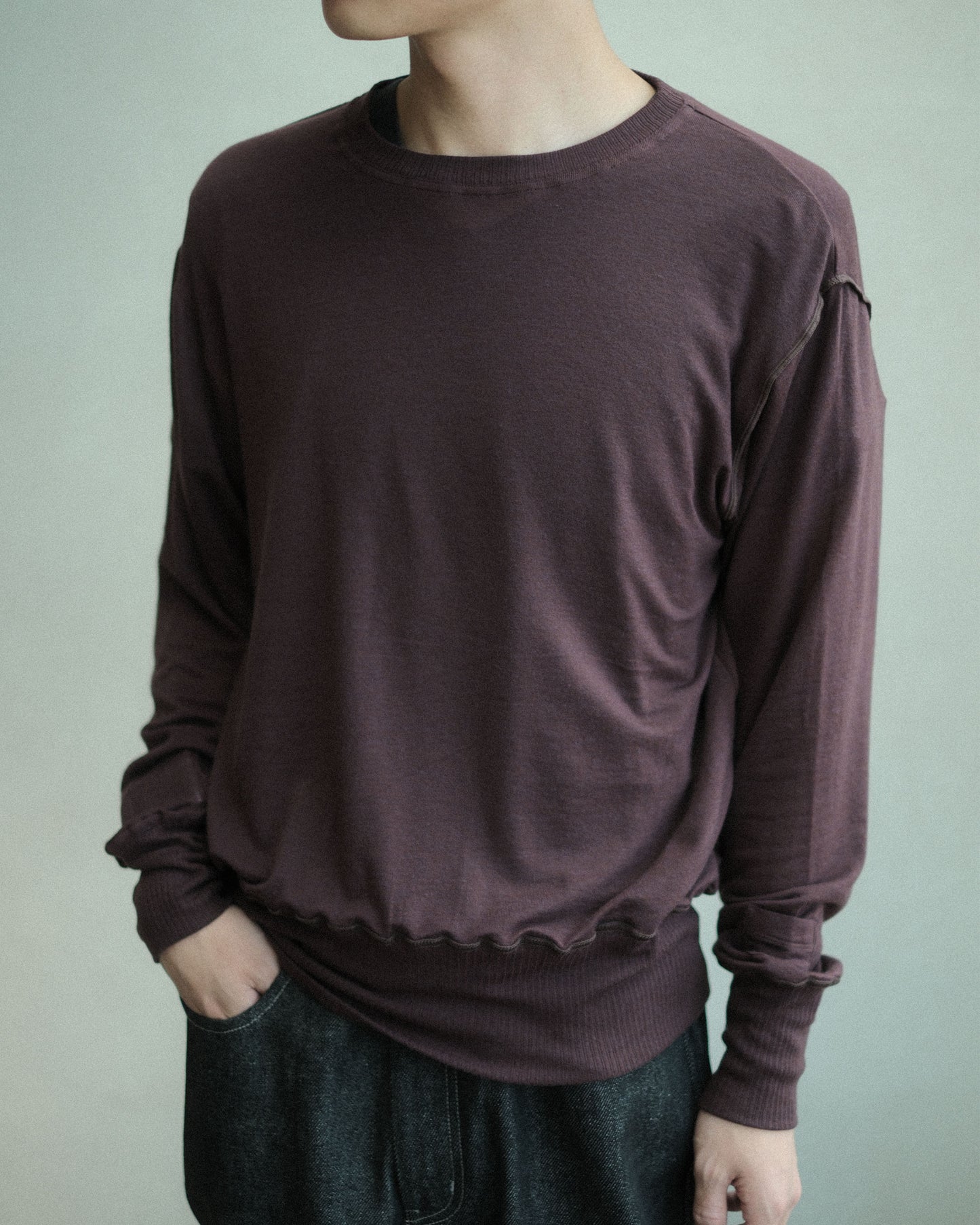 ABELIA EDOWARD GOUCHA Training Shirt WINE (26ACS27)
