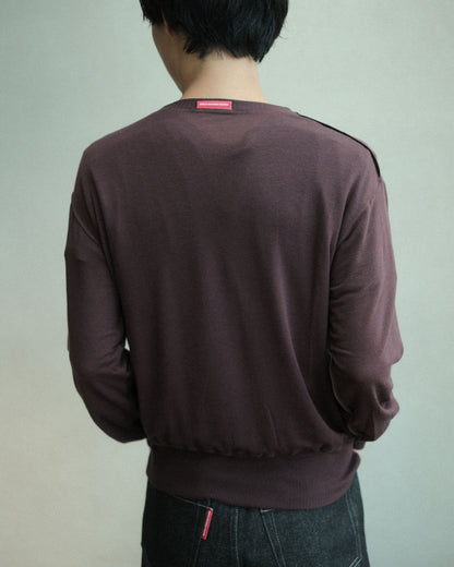 ABELIA EDOWARD GOUCHA Training Shirt WINE (26ACS27)