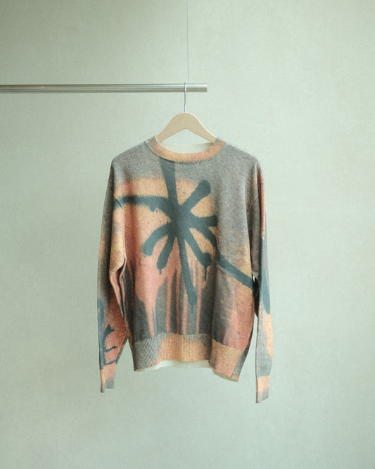 P.A.M. GETTING OVER PRINTED KNIT CREWNECK（8644）