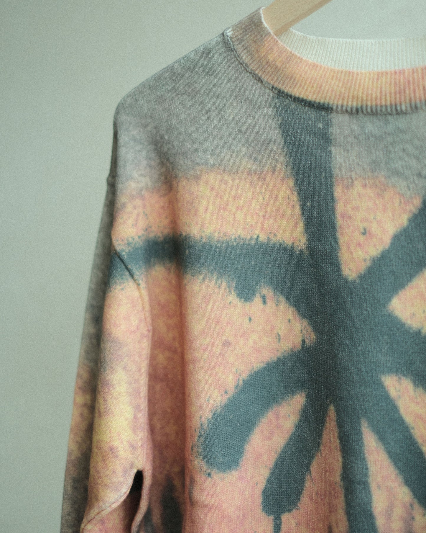 P.A.M. GETTING OVER PRINTED KNIT CREWNECK（8644）