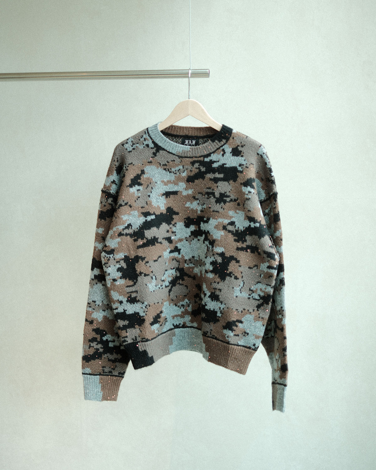 FAF WIK CAMO JACQUARD KNIT NIGHT CAMO (004341301)