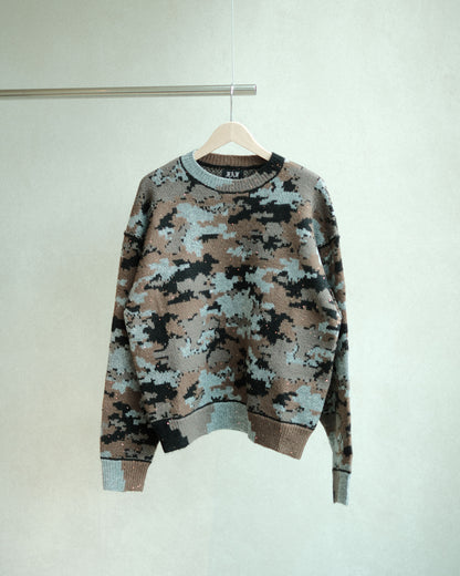 FAF WIK CAMO JACQUARD KNIT NIGHT CAMO (004341301)