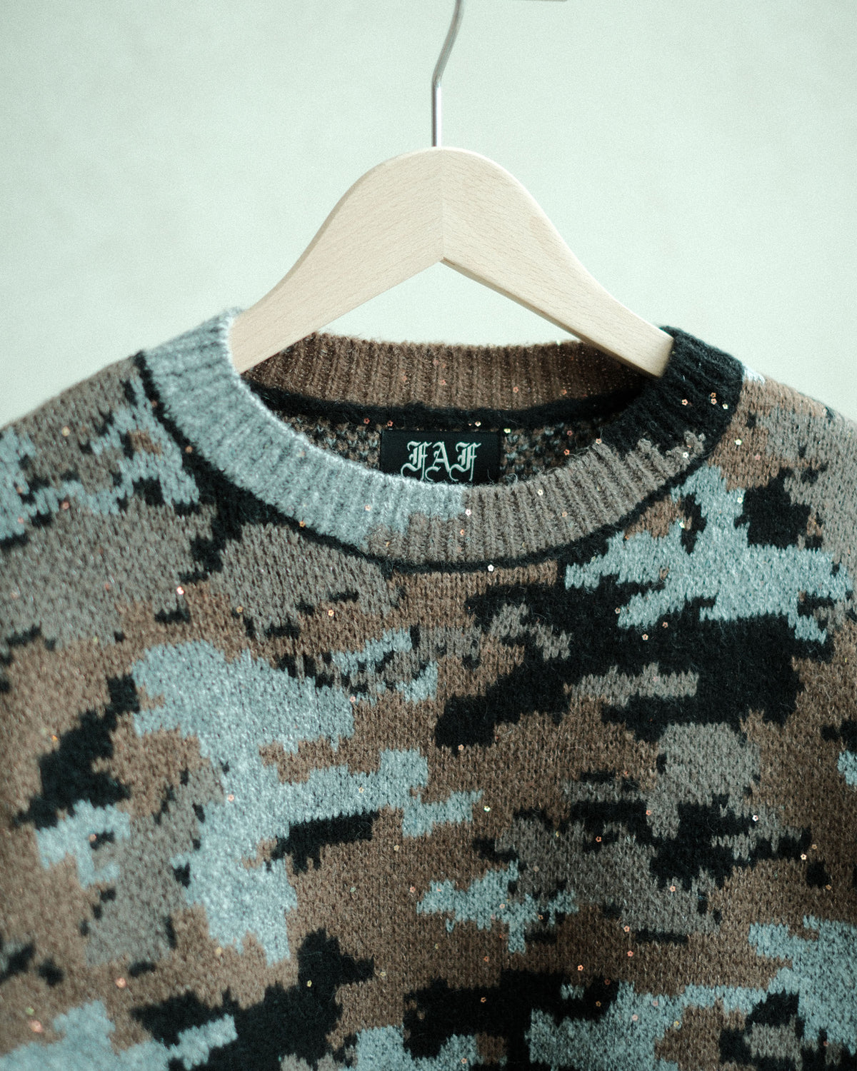 FAF WIK CAMO JACQUARD KNIT NIGHT CAMO (004341301)