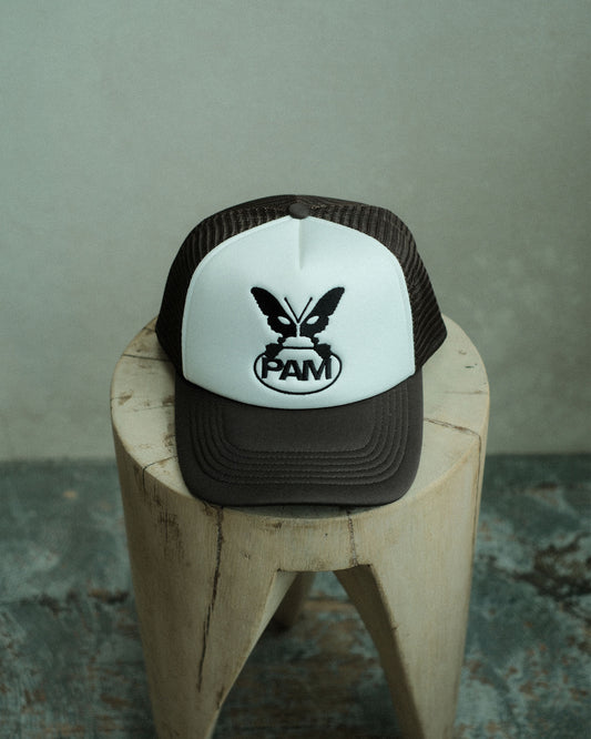 P.A.M. SIGNALS TRUCKER CAP BRN (10428)