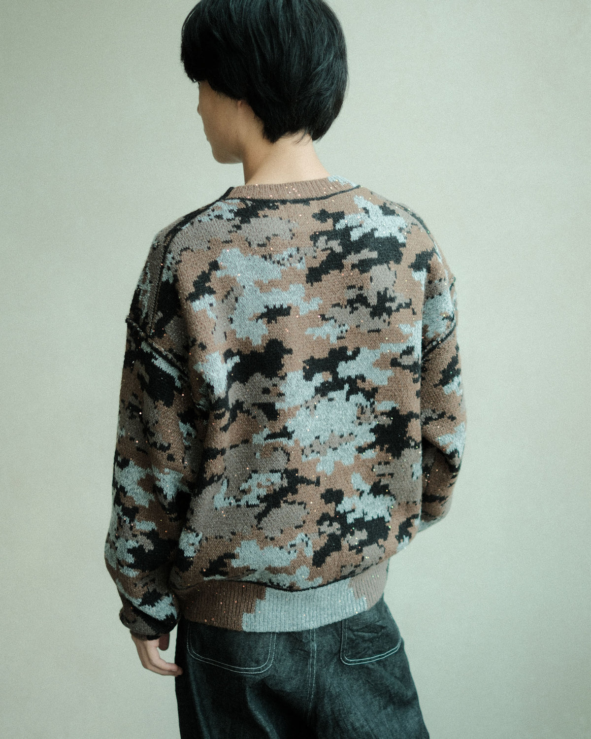 FAF WIK CAMO JACQUARD KNIT NIGHT CAMO (004341301)