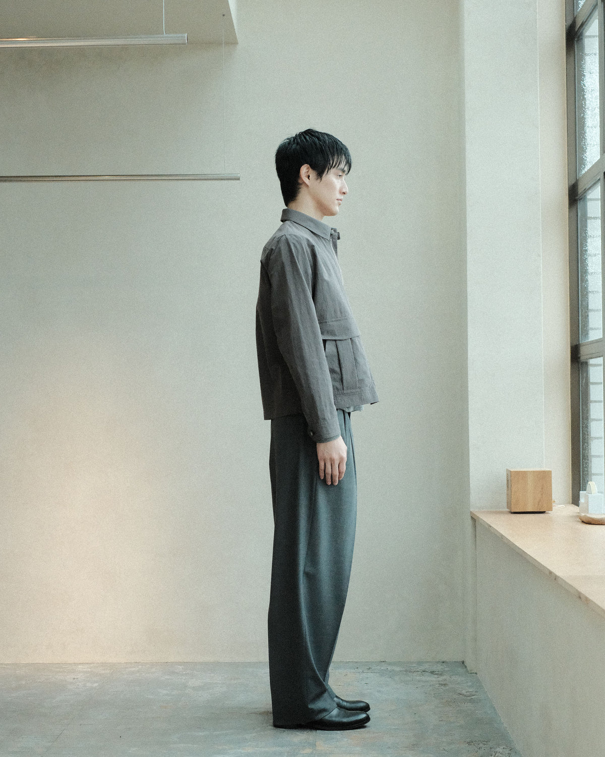 koto Luka Trousers - Wool Grey (KOTO-PT002)