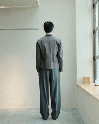 koto Zip Utility Shirt Jacket Grey (KOTO-SH002)