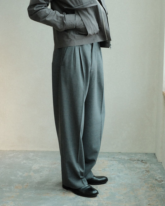 koto Luka Trousers - Wool Grey (KOTO-PT002)