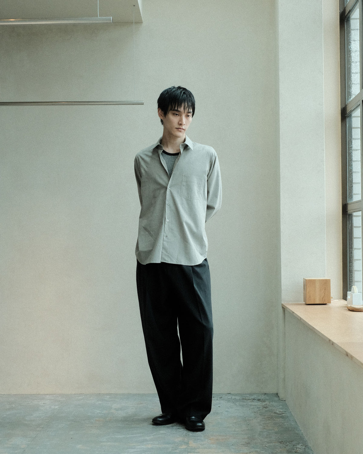koto Luka Trousers - Wool Black (KOTO-PT002)
