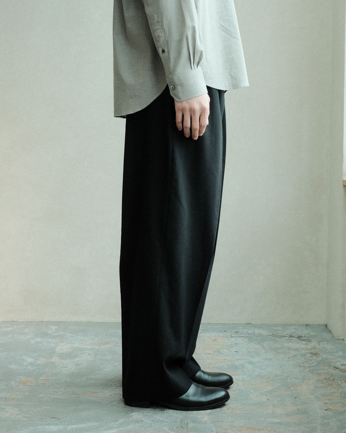 koto Luka Trousers - Wool Black (KOTO-PT002)