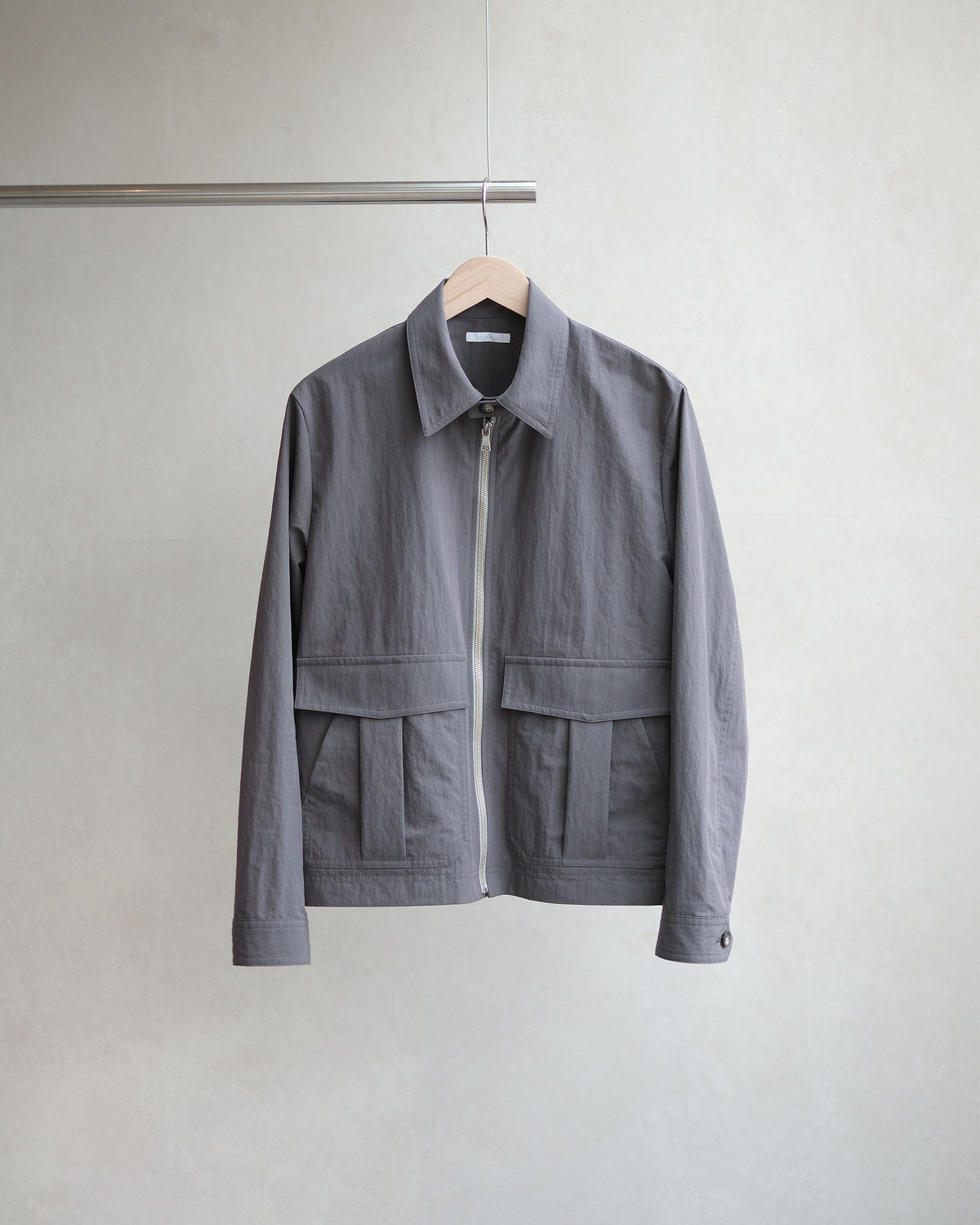 koto Zip Utility Shirt Jacket Grey (KOTO-SH002)