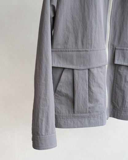 koto Zip Utility Shirt Jacket Grey (KOTO-SH002)