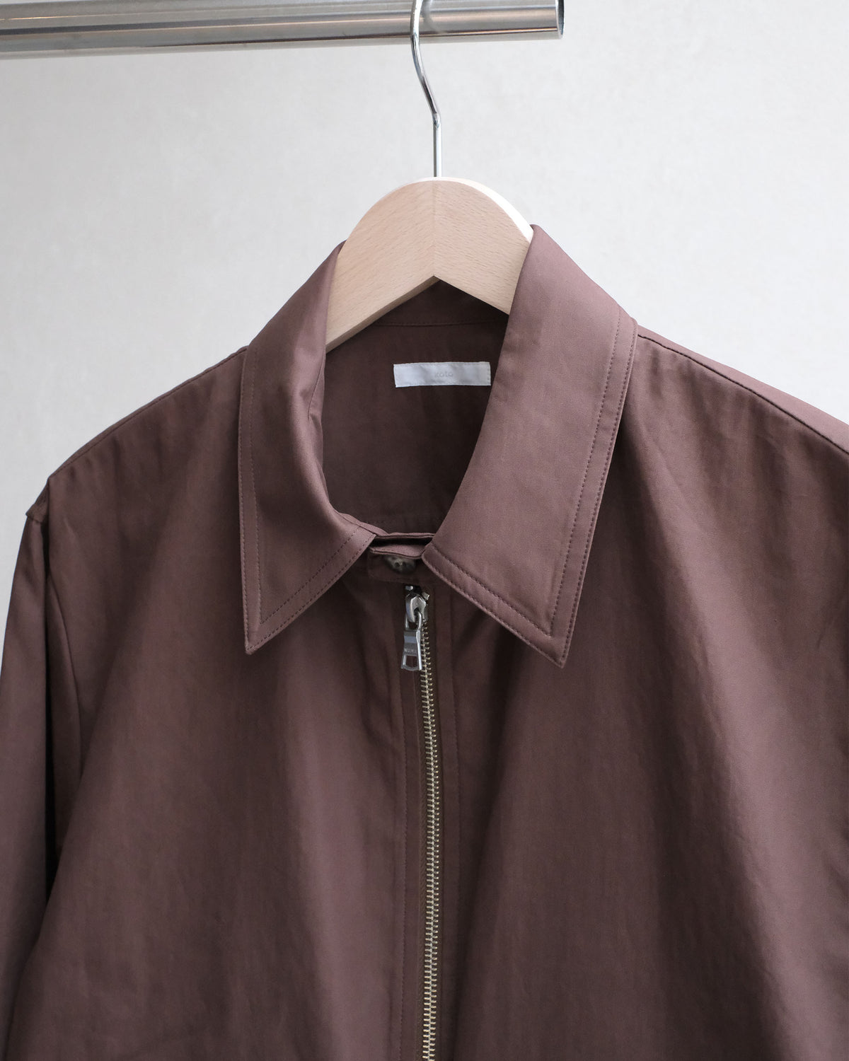 koto Zip Utility Shirt Jacket Brown (KOTO-SH002)
