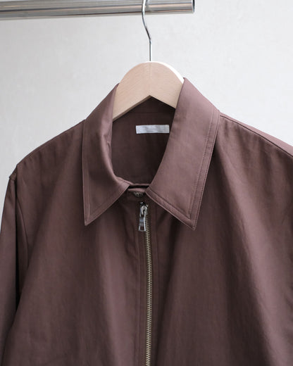 koto Zip Utility Shirt Jacket Brown (KOTO-SH002)