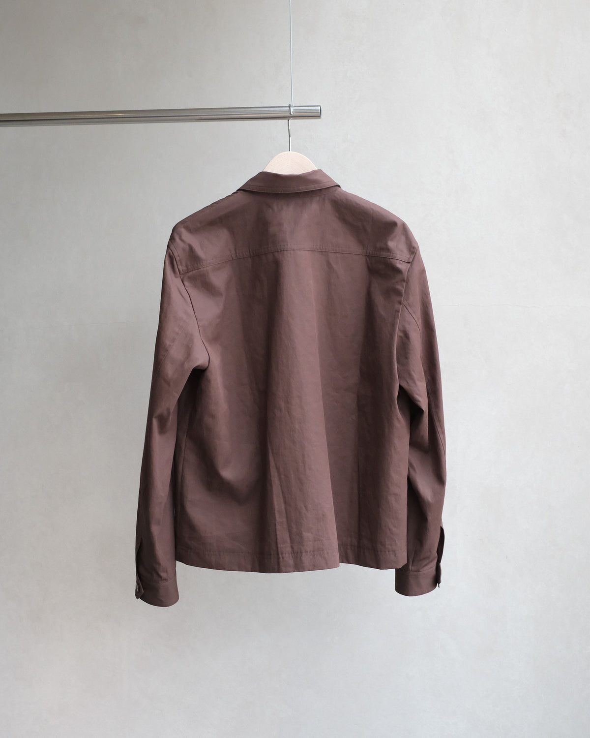 koto Zip Utility Shirt Jacket Brown (KOTO-SH002)