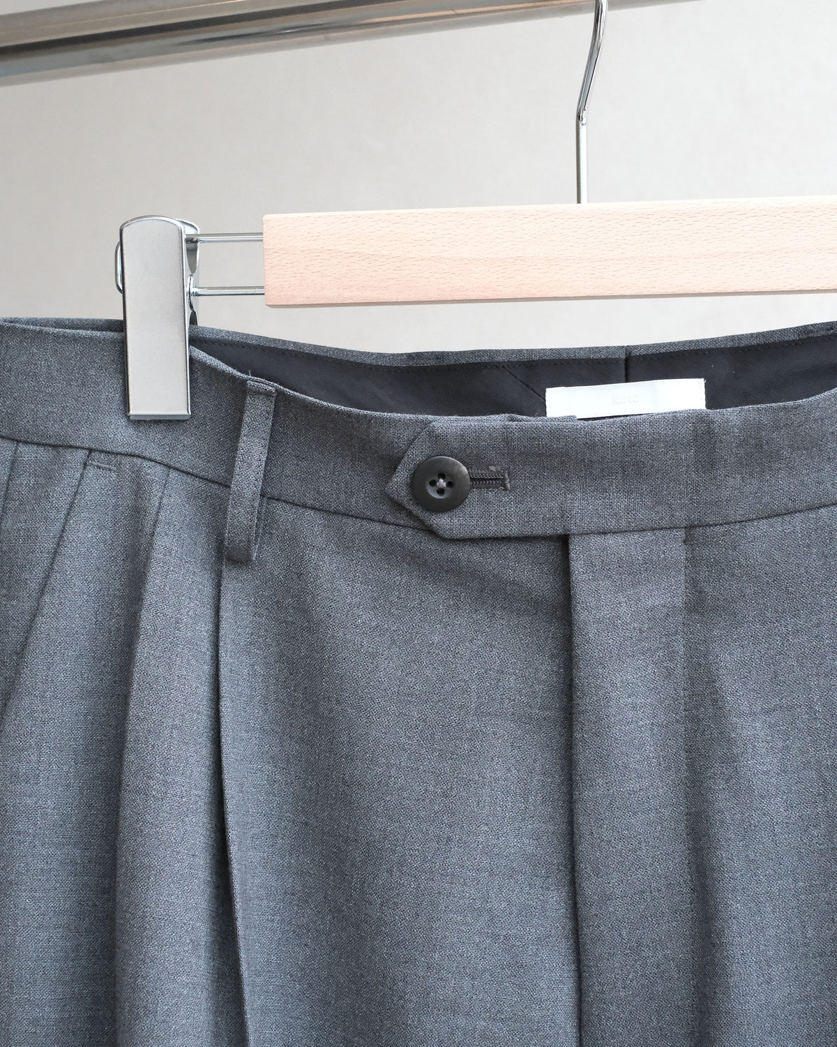koto Luka Trousers - Wool Grey (KOTO-PT002)