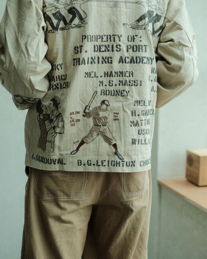 SAMUEL ZELIG Duffle Chore Jacket Faded Beige (DFL-FW26-12-HB)
