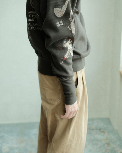 SAMUEL ZELIG Duffle Hoodie Olive Brown (DFL-26FW-8FT)