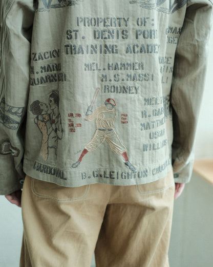 SAMUEL ZELIG Duffle Chore Jacket Faded Olive (DFL-FW26-12-HB)