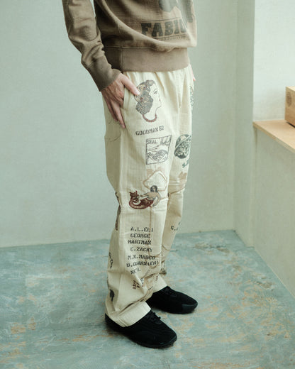 SAMUEL ZELIG Duffle Pant Faded Beige (DFL-FW26-5-HB)