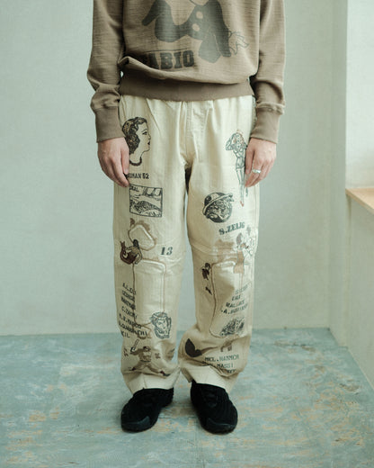SAMUEL ZELIG Duffle Pant Faded Beige (DFL-FW26-5-HB)