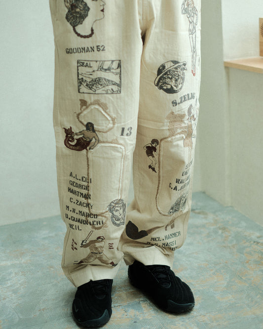 SAMUEL ZELIG Duffle Pant Faded Beige (DFL-FW26-5-HB)