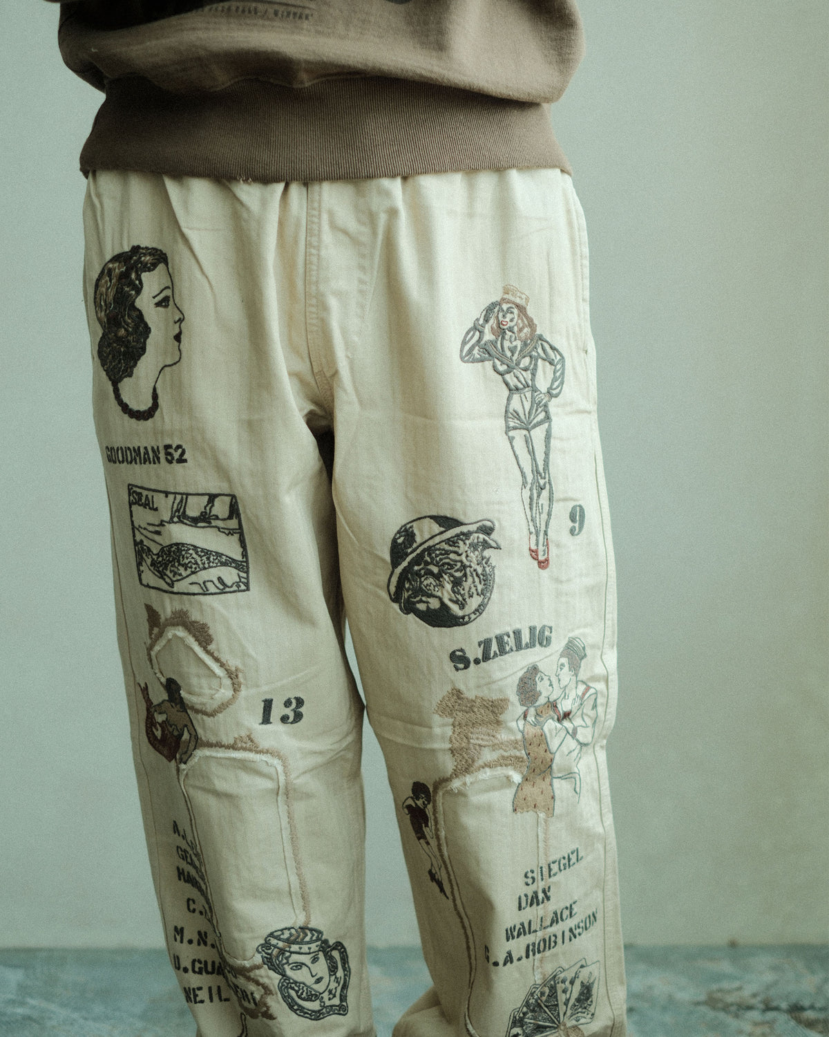 SAMUEL ZELIG Duffle Pant Faded Beige (DFL-FW26-5-HB)
