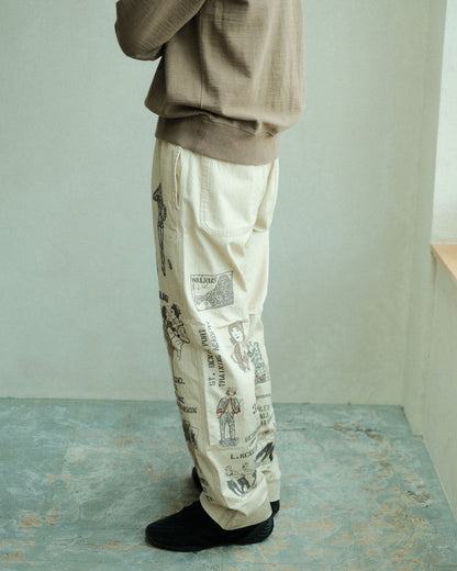 SAMUEL ZELIG Duffle Pant Faded Beige (DFL-FW26-5-HB)