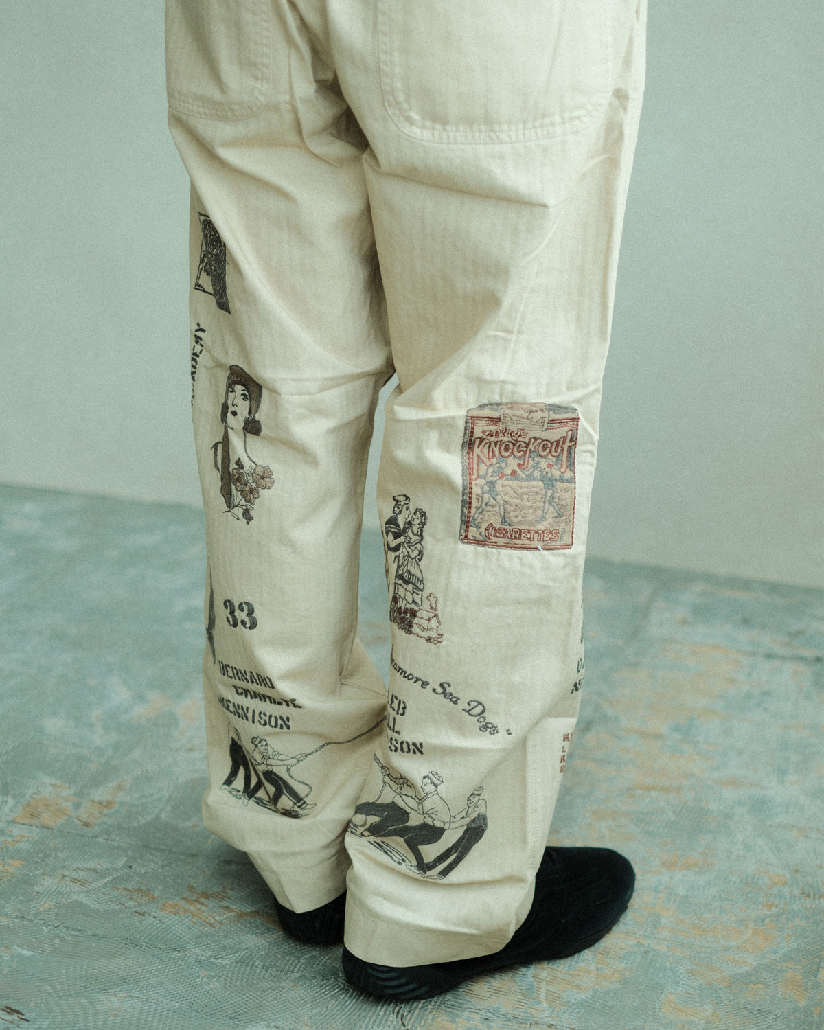 SAMUEL ZELIG Duffle Pant Faded Beige (DFL-FW26-5-HB)
