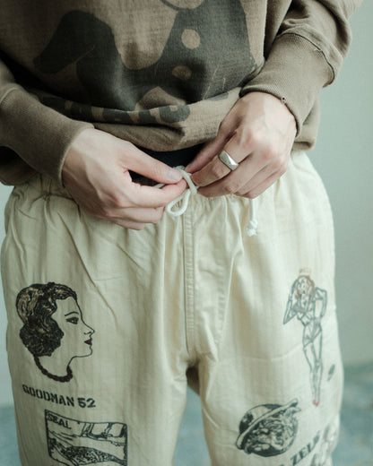 SAMUEL ZELIG Duffle Pant Faded Beige (DFL-FW26-5-HB)