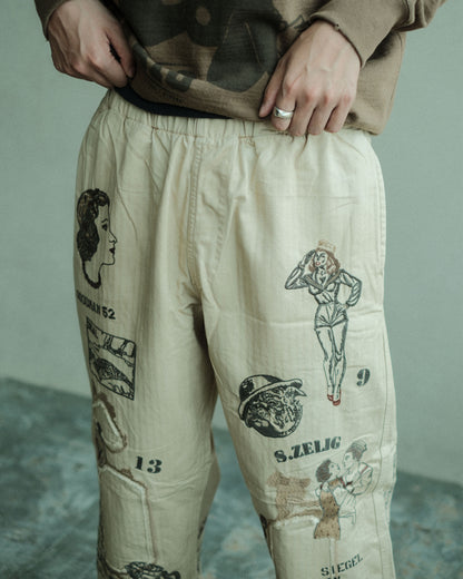 SAMUEL ZELIG Duffle Pant Faded Beige (DFL-FW26-5-HB)